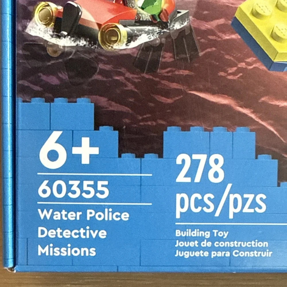 LEGO City:‎ Water Police Detective Missions Set 60355 NIB 6+ 278 Pcs